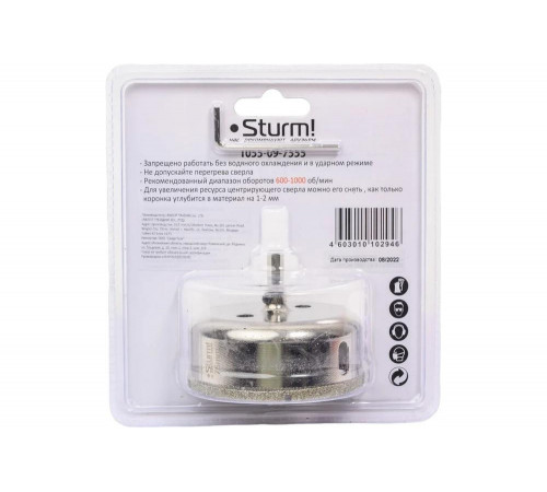 < h1 Коронка алмазная Sturm 1055-09-7555 < /h1 < h1 Коронка алмазная Sturm 1055-09-7555 < /h1