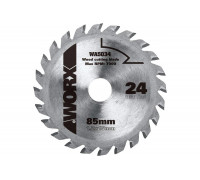 Пильный диск (24Т; 85x1.2x15 мм) твердосплавный WORX WA5034
