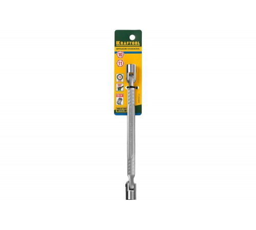 Шарнирный двухсторонний ключ Kraftool 10x11 мм 27210-10-11_z01 Шарнирный двухсторонний ключ Kraftool 10x11 мм 27210-10-11_z01
