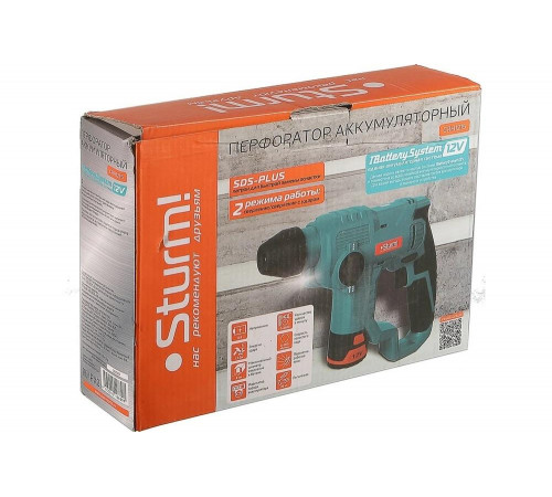 Аккумуляторные перфораторы Sturm 1BatterySystem 12V CRH1215 Аккумуляторные перфораторы Sturm 1BatterySystem 12V CRH1215