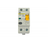 Узо IEK karat вд3-63 2p 40а 30ма 6ка тип ac MDV20-2-040-030