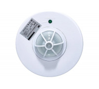 Детектор движения IEK ДД 024В 1100Вт угол. обз. 180-360 град. IP33 бел. LDD11-024B-1100-001