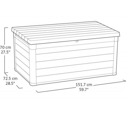 Сундук KETER Denali DuoTech Deck Box 570 L 237112 Сундук KETER Denali DuoTech Deck Box 570 L 237112