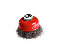 Щётка чашеобразная, гофрированная нержавеющая проволока №151 (75 мм; М14) для УШМ Атака 34721