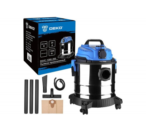 Промышленный пылесос DEKO DKVC-1200-20S 015-0031 Промышленный пылесос DEKO DKVC-1200-20S 015-0031