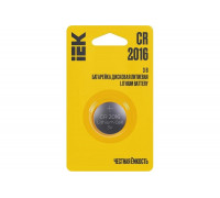Дисковая литиевая батарейка IEK cr2016 ABT-CR2016-OP-L01