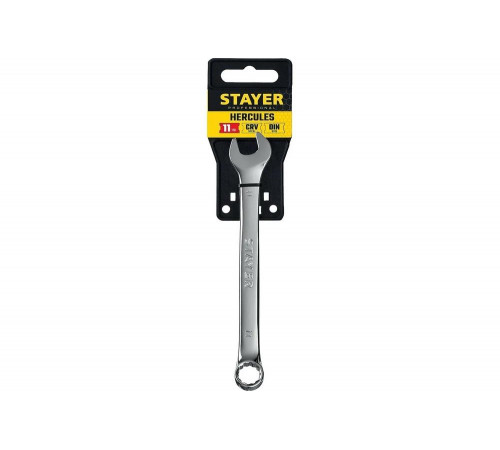 STAYER 11 мм, комбинированный гаечный ключ 27081-11_z01