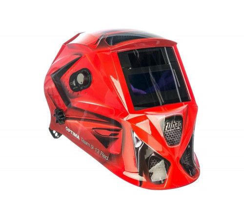 Маска сварочная Optima Team 9.13 Red, регулируемый фильтр FUBAG 38075 Маска сварочная Optima Team 9.13 Red, регулируемый фильтр FUBAG 38075