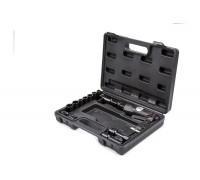 Пневматическая трещотка с набором головок 1/2" KraftWell в кейсе KRW12RW-T