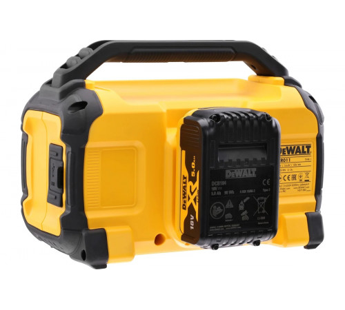 Портативная аккумуляторная аудиосистема Dewalt 18 В, 20 Вт, без АКБ и ЗУ, DCR011 DCR011-XJ