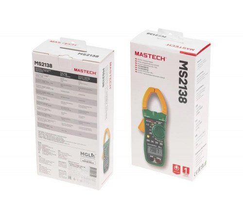 Токовые клещи Mastech MS2138 Токовые клещи Mastech MS2138