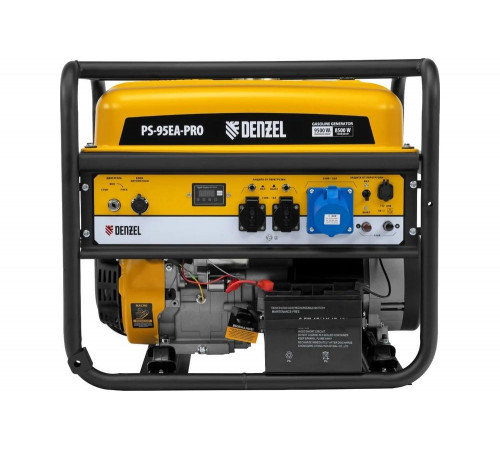 Бензиновый генератор Denzel ps-95ea-pro, 9.5 квт, 230 в, 40 л, разъём ats, электростарт 946935