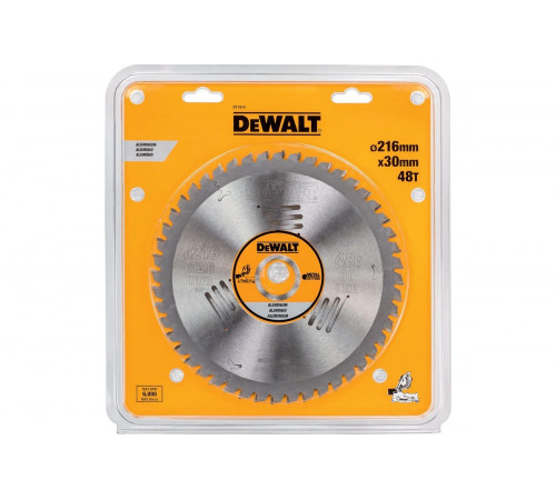 Пильный диск по алюминию EXTREME (216х30 мм; 48 зубьев TCG) DEWALT DT1914