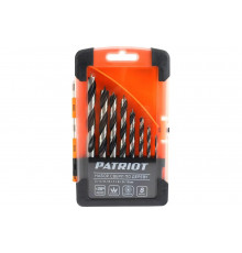 Набор спиральных сверл по дереву (8 шт; 3-10 мм) PATRIOT 815010103