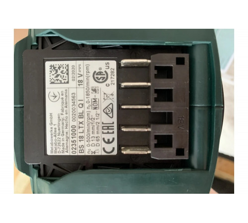 Бесщеточный шуруповерт METABO BS 18 LTX BL Q I (602351890) без акк и з.у Бесщеточный шуруповерт METABO BS 18 LTX BL Q I (602351890) без акк и з.у
