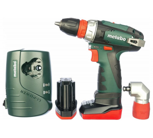 Аккумуляторный винтоверт Metabo PowerMaxx BS Quick Pro с набором оснастки 600157880 Аккумуляторный винтоверт Metabo PowerMaxx BS Quick Pro с набором оснастки 600157880