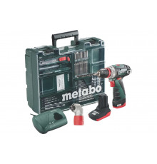 Аккумуляторный винтоверт Metabo PowerMaxx BS Quick Pro с набором оснастки 600157880