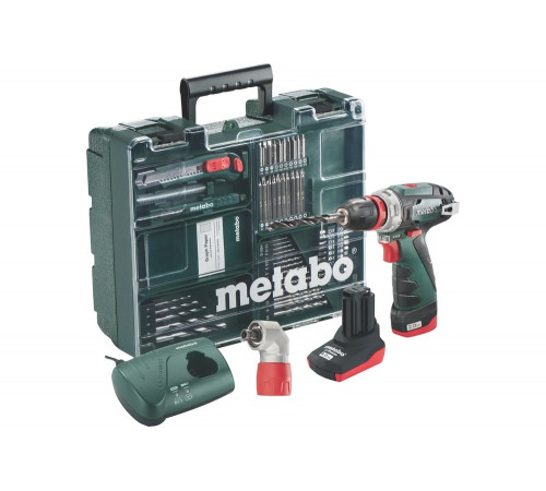 Аккумуляторный винтоверт Metabo PowerMaxx BS Quick Pro с набором оснастки 600157880 Аккумуляторный винтоверт Metabo PowerMaxx BS Quick Pro с набором оснастки 600157880