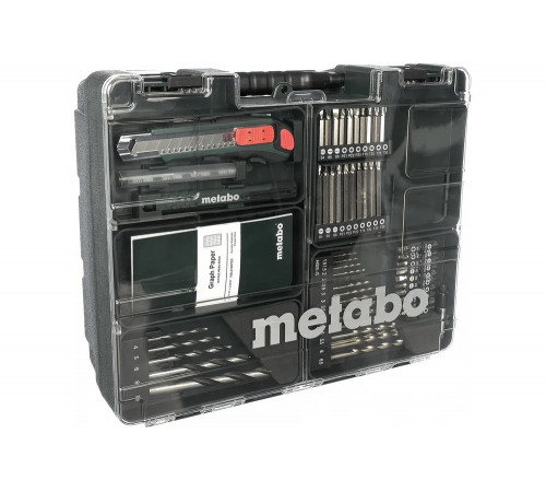 Аккумуляторный винтоверт Metabo PowerMaxx BS Quick Pro с набором оснастки 600157880 Аккумуляторный винтоверт Metabo PowerMaxx BS Quick Pro с набором оснастки 600157880