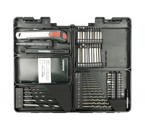 Аккумуляторный винтоверт Metabo PowerMaxx BS Quick Pro с набором оснастки 600157880 Аккумуляторный винтоверт Metabo PowerMaxx BS Quick Pro с набором оснастки 600157880