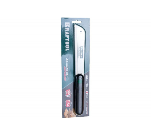 KRAFTOOL 22 TPI, 185 мм, ножовка по дереву для сверхточных работ Alligator Japan 22 1-15194-18-22 KRAFTOOL 22 TPI, 185 мм, ножовка по дереву для сверхточных работ Alligator Japan 22 1-15194-18-22
