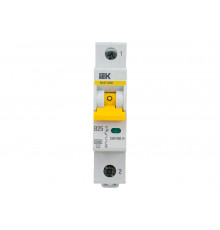 Автоматический выключатель IEK ВА47-60M 1Р 25А 6кА B MVA31-1-025-B