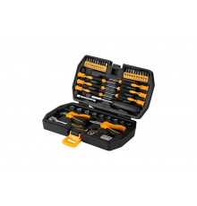 Отвертка с набором бит и головок DEKO TZ45 45 предметов в кейсе 065-0313