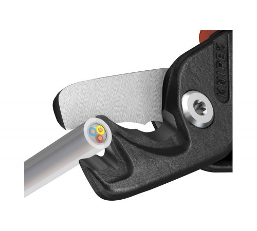 Кабелерез Knipex StepCut XL ступенчатый рез, Ø 23 мм, длина 225 мм, фосфатированный, 2-комп ручки KN-9512225 Кабелерез Knipex StepCut XL ступенчатый рез, Ø 23 мм, длина 225 мм, фосфатированный, 2-комп ручки KN-9512225