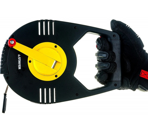 STAYER 50 м х 10 мм, мерная лента геодезийная металлическая Racer 2-34186-050 STAYER 50 м х 10 мм, мерная лента геодезийная металлическая Racer 2-34186-050