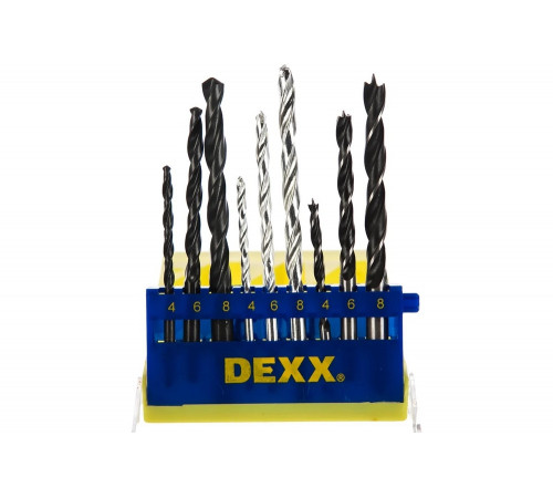 Набор сверл по металлу, по дереву, по кирпичу DEXX 2970-H9_z01