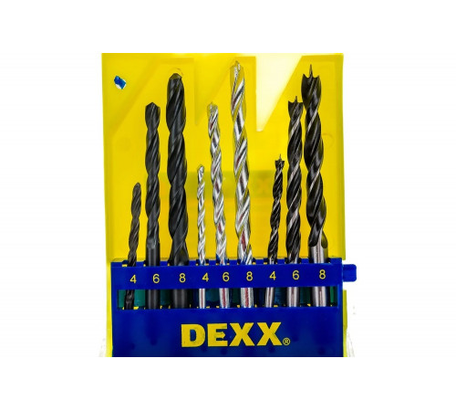Набор сверл по металлу, по дереву, по кирпичу DEXX 2970-H9_z01