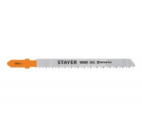 Полотна по дереву, ДСП, ДВП STAYER (2 шт; 75х4 мм; HCS; Т-хвост.; Т101D) для электролобзика 15990-4_z02