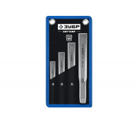 Набор слесарных двутавровых зубил по металлу ЗУБР 4 шт. 2104-H4