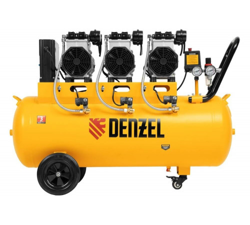 Компрессор DENZEL DLS 3300/100, 3300 Вт,3х1100, 100 л, 570 л/мин блок упр// Denzel Компрессор DENZEL DLS 3300/100, 3300 Вт,3х1100, 100 л, 570 л/мин блок упр// Denzel