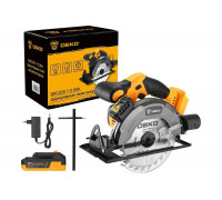Циркулярная аккумуляторная пила DEKO DKCS20 Laser 20В 165мм 1х2.0Ач 063-4205