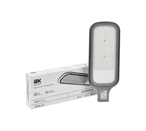 Светильник IEK LED ДКУ 1012-150Ш 5000К IP65 серый LDKU1-1012-150-5000-K03
