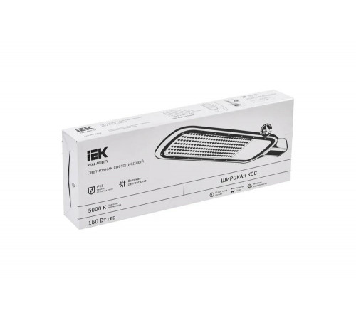 Светильник IEK LED ДКУ 1012-150Ш 5000К IP65 серый LDKU1-1012-150-5000-K03