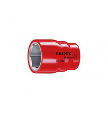 Головка торцевая VDE шестигранная диэлектрическая (12 мм; 3/8"; 1000 V) Knipex KN-983712