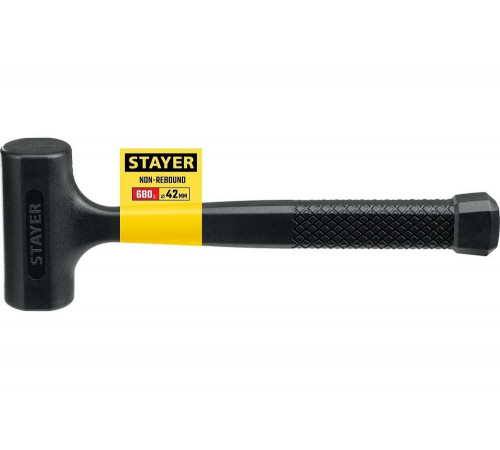 STAYER 680 г, 42 мм, облитый эластомером, безынерционный молоток 2042-680 STAYER 680 г, 42 мм, облитый эластомером, безынерционный молоток 2042-680