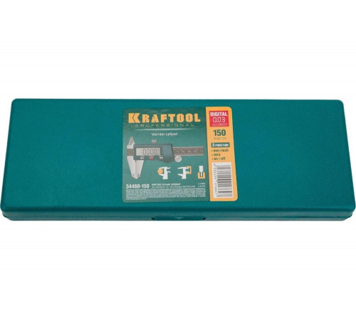 KRAFTOOL 150 мм, штангенциркуль электронный 34460-150