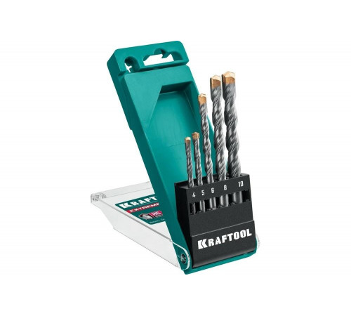 Набор сверл по бетону KRAFTOOL Extreme 5 шт, 4-5-6-8-10 мм 29166-H5