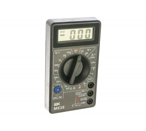 Цифровой мультиметр IEK Universal M838 Цифровой мультиметр IEK Universal M838