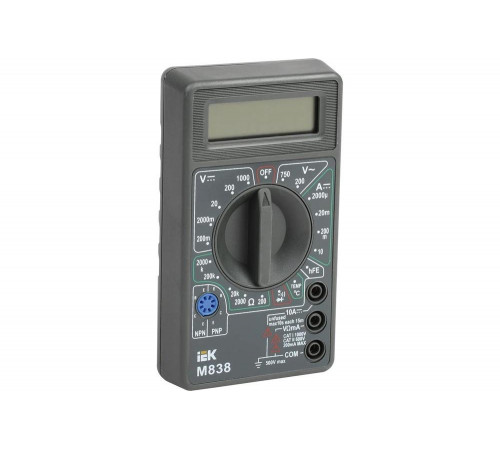 Цифровой мультиметр IEK Universal M838 Цифровой мультиметр IEK Universal M838