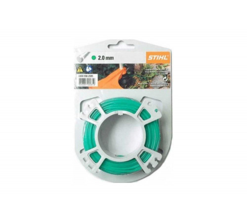 Леска триммерная круглого сечения 2 мм, 119 м, зеленого цвета STIHL 0000-930-2337 Леска триммерная круглого сечения 2 мм, 119 м, зеленого цвета STIHL 0000-930-2337