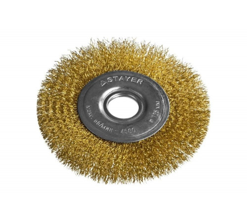 STAYER Ø 125 мм, щетка дисковая для УШМ 35122-125 STAYER Ø 125 мм, щетка дисковая для УШМ 35122-125