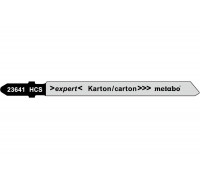 Пилки для картона, кожи, резины T113A (нож 74 мм, HCS, 5 шт.) Metabo 623641000