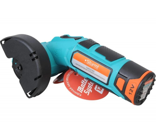 Аккумуляторная угловая шлифмашина Sturm 1BatterySystem12V CAG1276C Аккумуляторная угловая шлифмашина Sturm 1BatterySystem12V CAG1276C