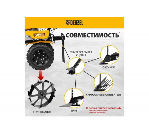 Мотоблок Denzel DPT-270 56402