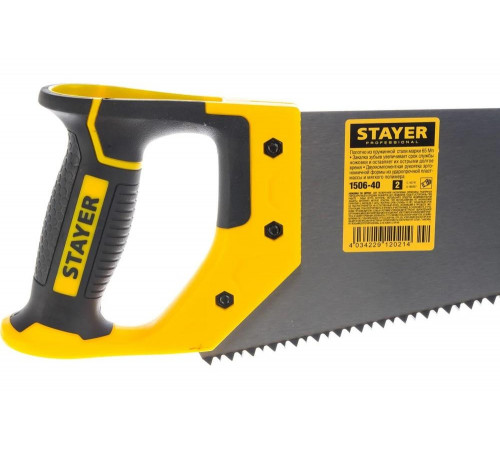STAYER 5 TPI, 400 мм, ножовка по дереву (пила) COBRA 5 1506-40_z02 Professional STAYER 5 TPI, 400 мм, ножовка по дереву (пила) COBRA 5 1506-40_z02 Professional