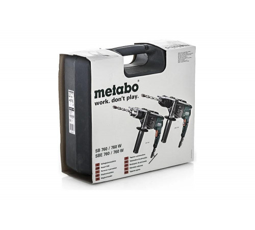 Дрель ударная METABO SBE 760 ключевой патрон